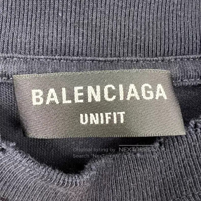 Balenciaga Balenciaga Distressed Ripped Short Sleeve Size US XXS / EU 40 - 5 Thumbnail