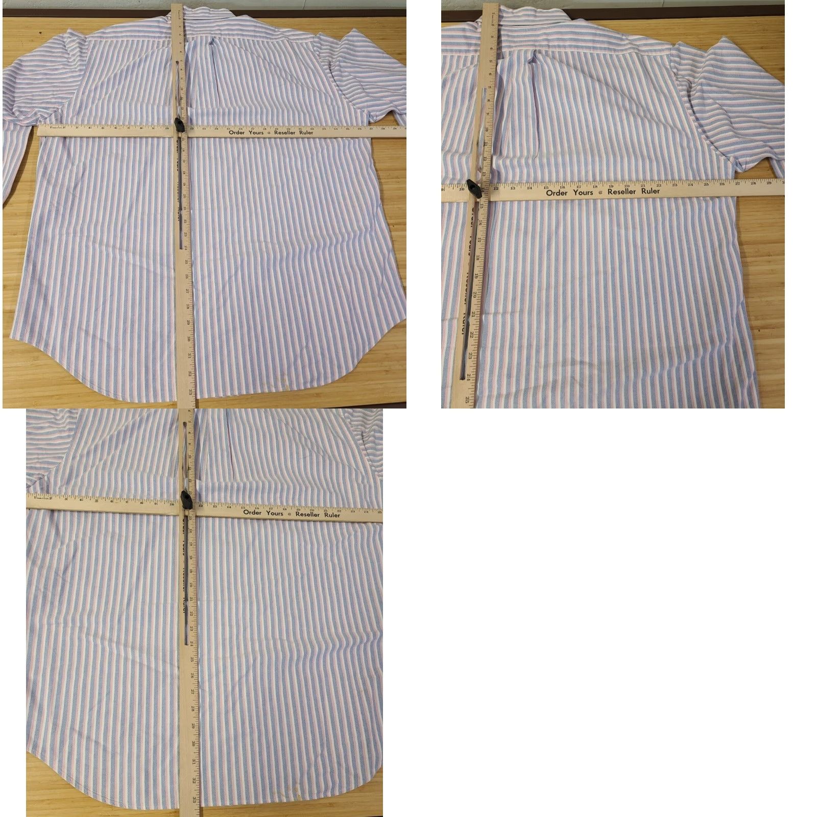 Polo Ralph Lauren Polo Ralph Lauren Shirt Men L Blue Pink Striped Long Sleeve Button-Down Collared Knit Cotton Button-Up Embroidered Logo casual Business Travel Size US L / EU 52-54 / 3 - 8 Thumbnail