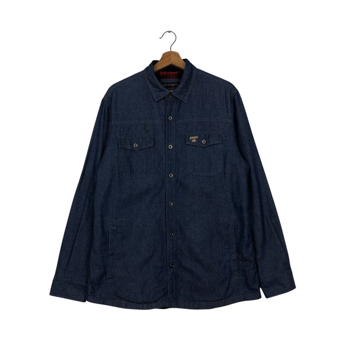Japanese Brand × Vintage 🔥VINTAGE CHORE DENIM WORK BLANKET JACKET PATRIZIO FRANCESCA Size US L / EU 52-54 / 3 - 4 Thumbnail