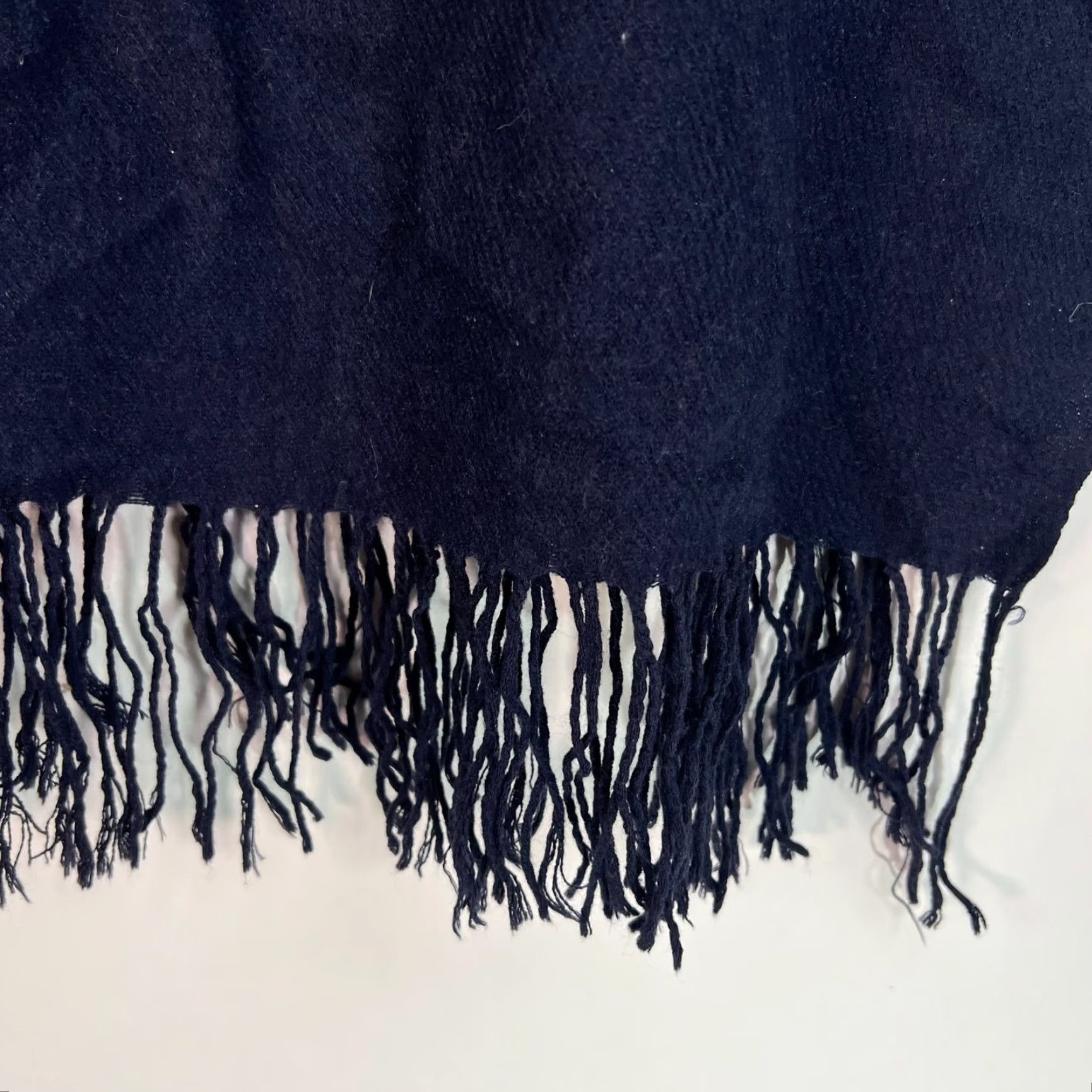 Vintage 2HKnits Knit Scarf Womens Black Rectangle Scarf Adult Women Multifunctional Fringe 22X66 In City Retro Designer Fun Size ONE SIZE - 3 Thumbnail