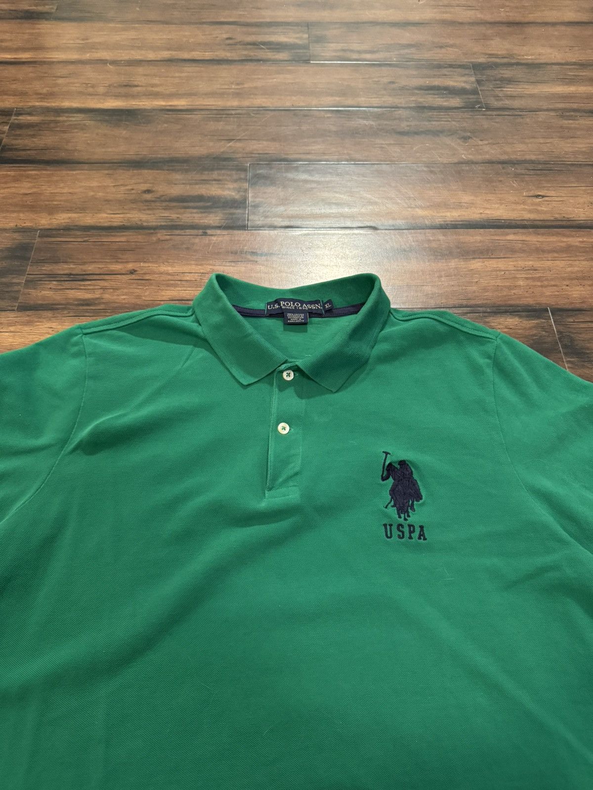 U.S. Polo Assn. Green US Polo Assassin Polo Top Size US XL / EU 56 / 4 - 2 Thumbnail