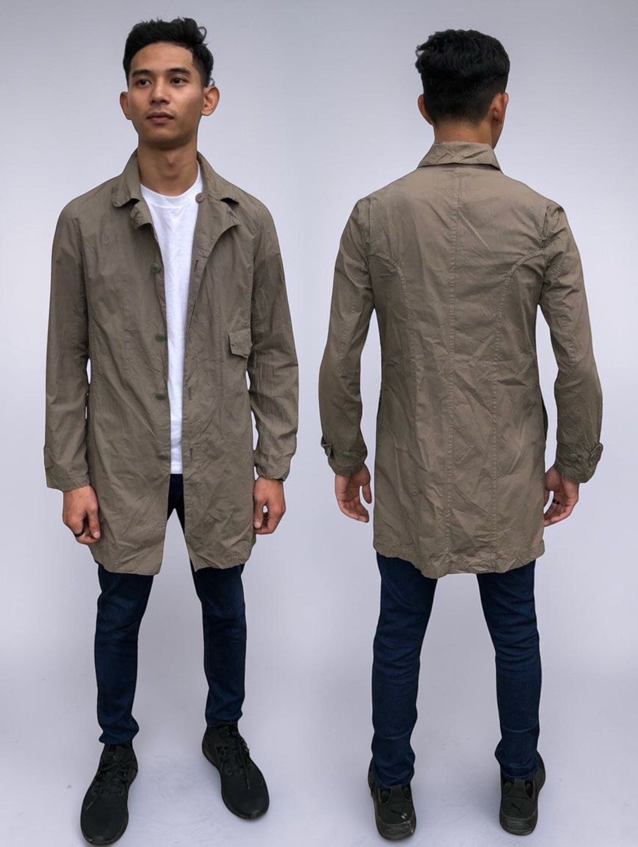 Issey Miyake 🔥VINTAGE SUNAO KUWAHARA BY ISSEY MIYAKE SINGLE BUTTON COAT Size US M / EU 48-50 / 2 - 1 Thumbnail