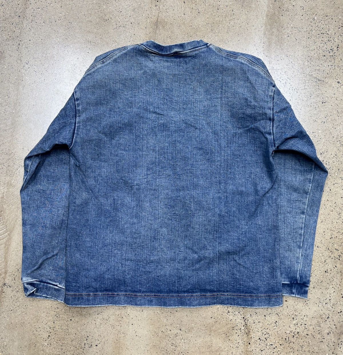 Maison MIHARA YASUHIRO Maison Mihara Yasuhiro MMY Indigo Dyed Sweat Size US L / EU 52-54 / 3 - 2 Thumbnail