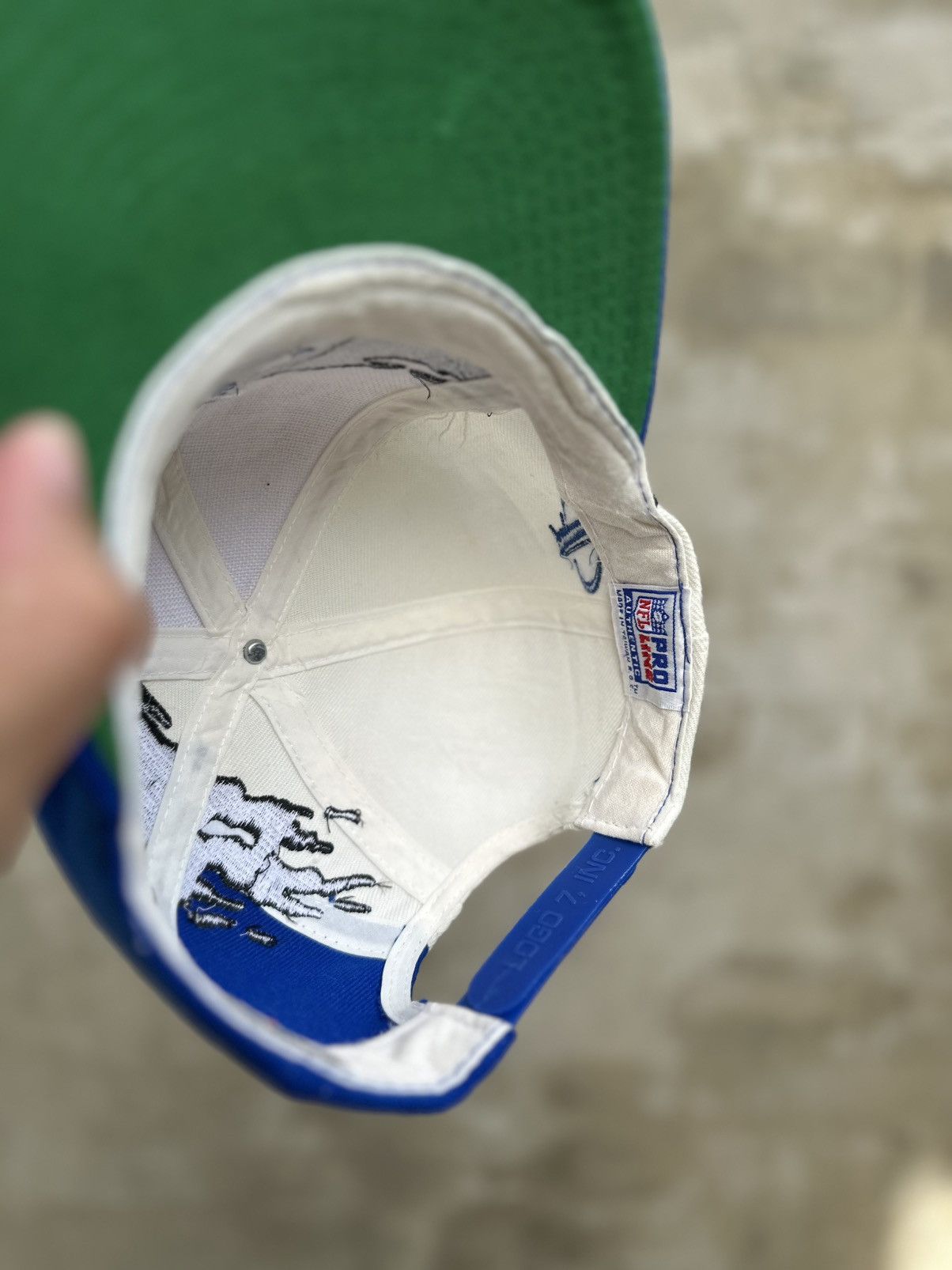 Logo Athletic × Sports Specialties × Vintage Indianapolis Colts Logo Athletic Splash Snapback Hat Size ONE SIZE - 7 Thumbnail