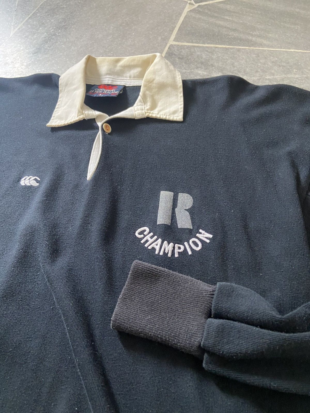 Canterbury of New Zealand 90s Canterbury All Black Long Sleeve Rugby Shirt Size US M / EU 48-50 / 2 - 4 Thumbnail