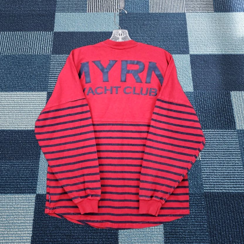 ESPIRIT Spirit Jersey Shirt Mens S Red Stripe Cotton Size US S / EU 44-46 / 1 - 1 Thumbnail