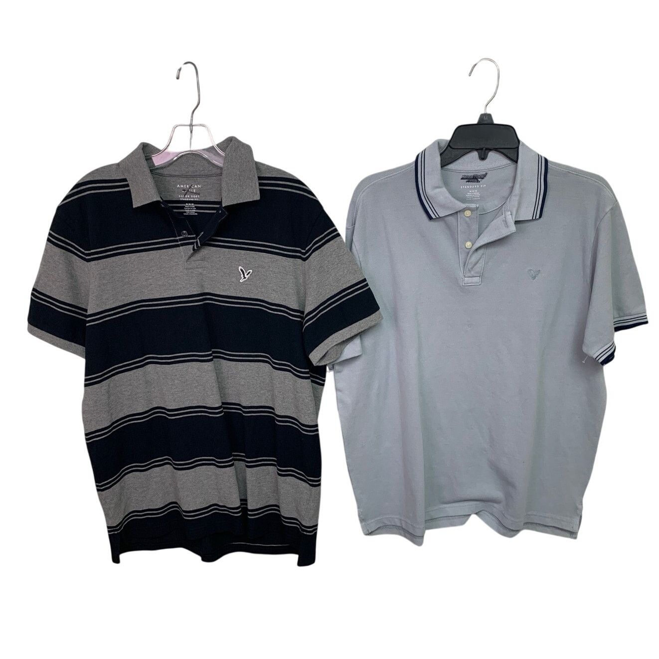American Eagle Outfitters 2 New American Eagle Mens Medium Standard Fit Polo Shirts Size US M / EU 48-50 / 2 - 1 Thumbnail