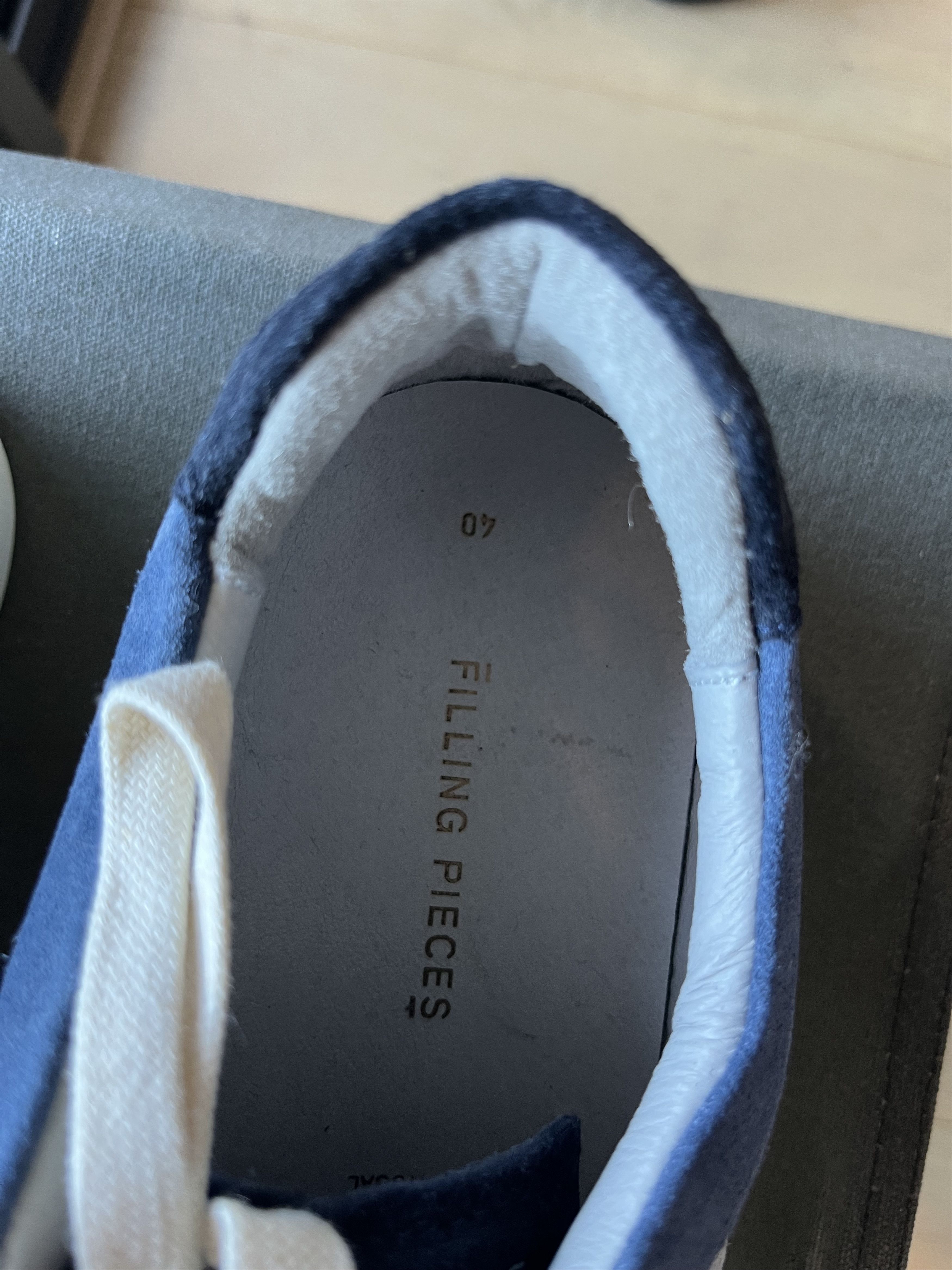 Filling Pieces Filling Pieces Mondo Ripple Split Blue low top Size US 7 / EU 40 - 3 Thumbnail