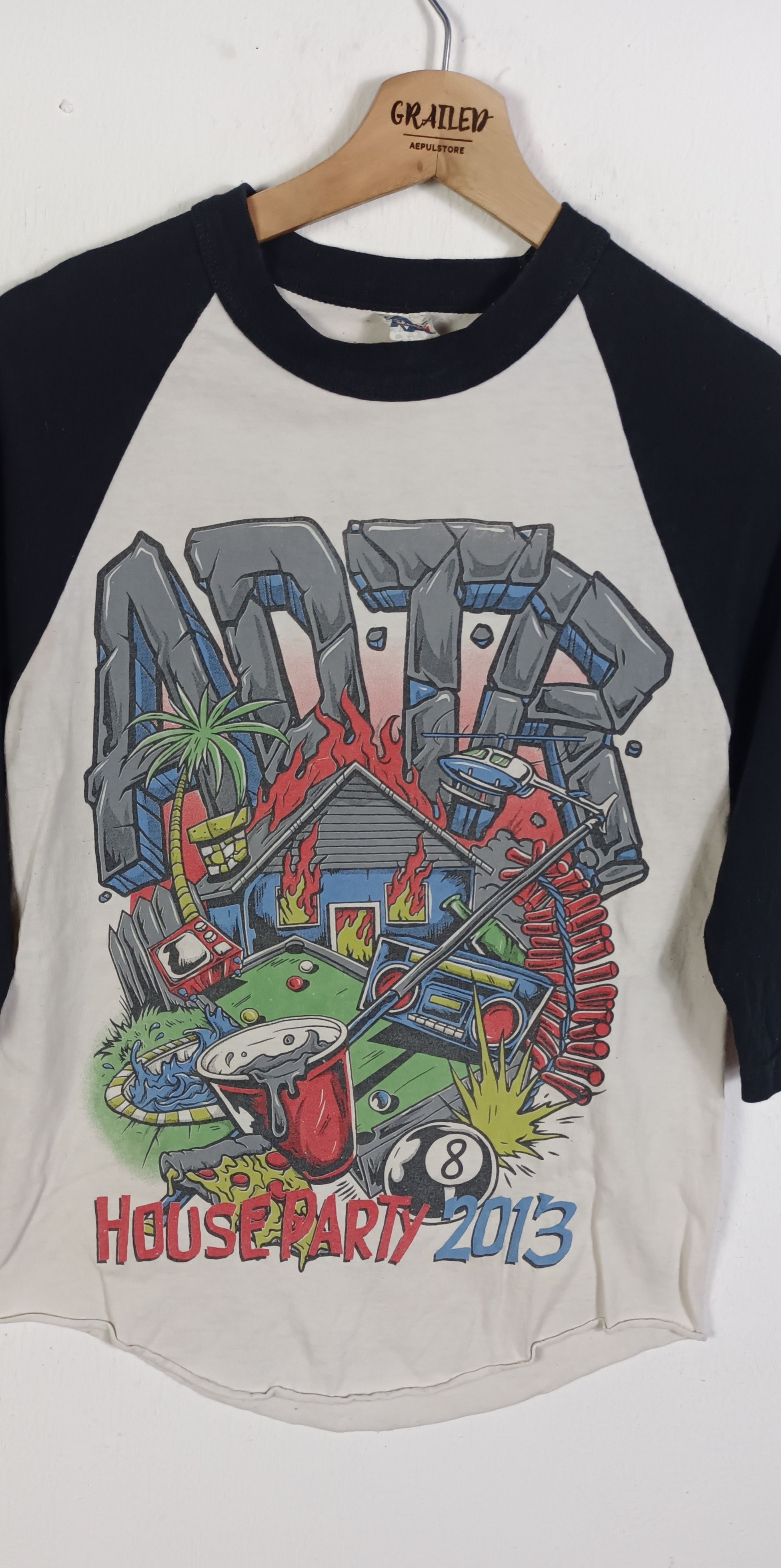 Band Tees VTG ADTR A Day To Remember House Party 2013 Myspace Size US S / EU 44-46 / 1 - 4 Thumbnail