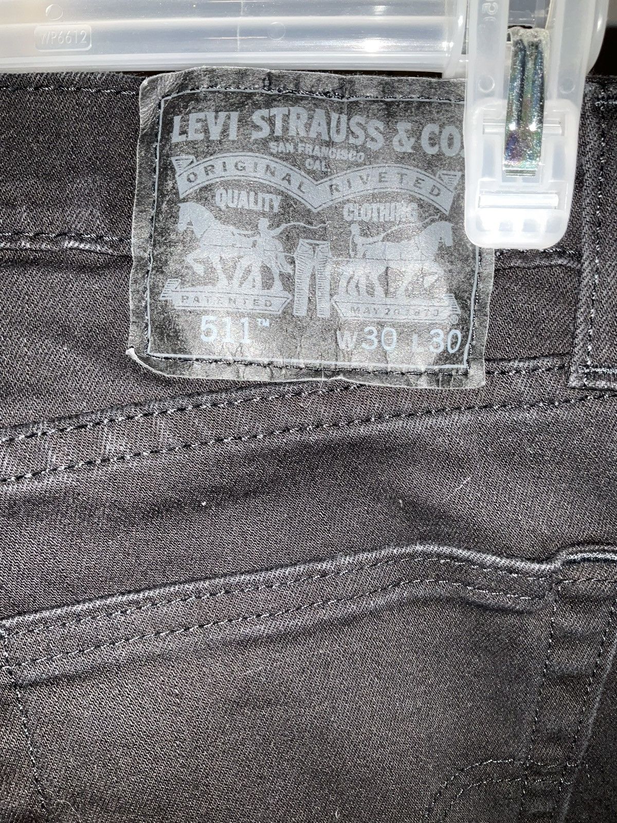 Levi's × Levi's Vintage Clothing × Vintage Black Denim Jeans Levi’s Size US 36 / EU 52 - 3 Thumbnail