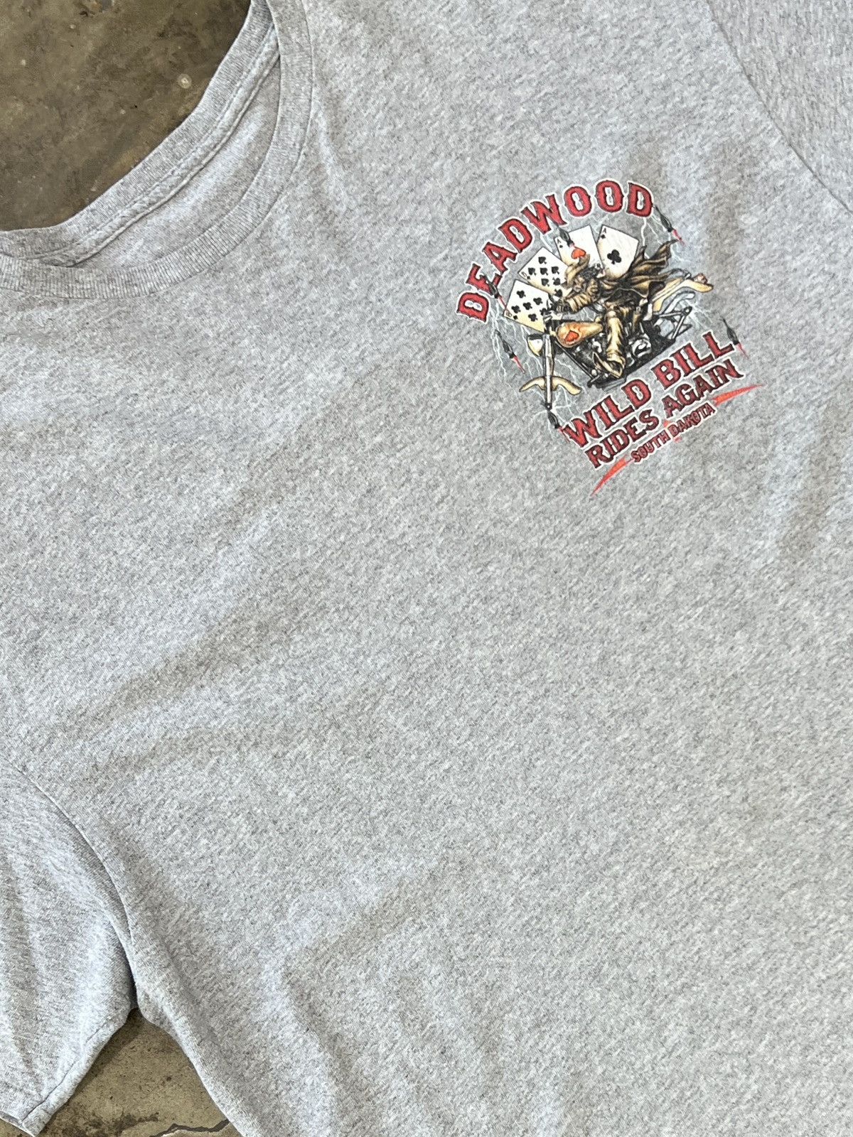 Harley Davidson Vintage Deadwood Wild Hog Ace Motorcycle Tee Large Size US L / EU 52-54 / 3 - 4 Thumbnail