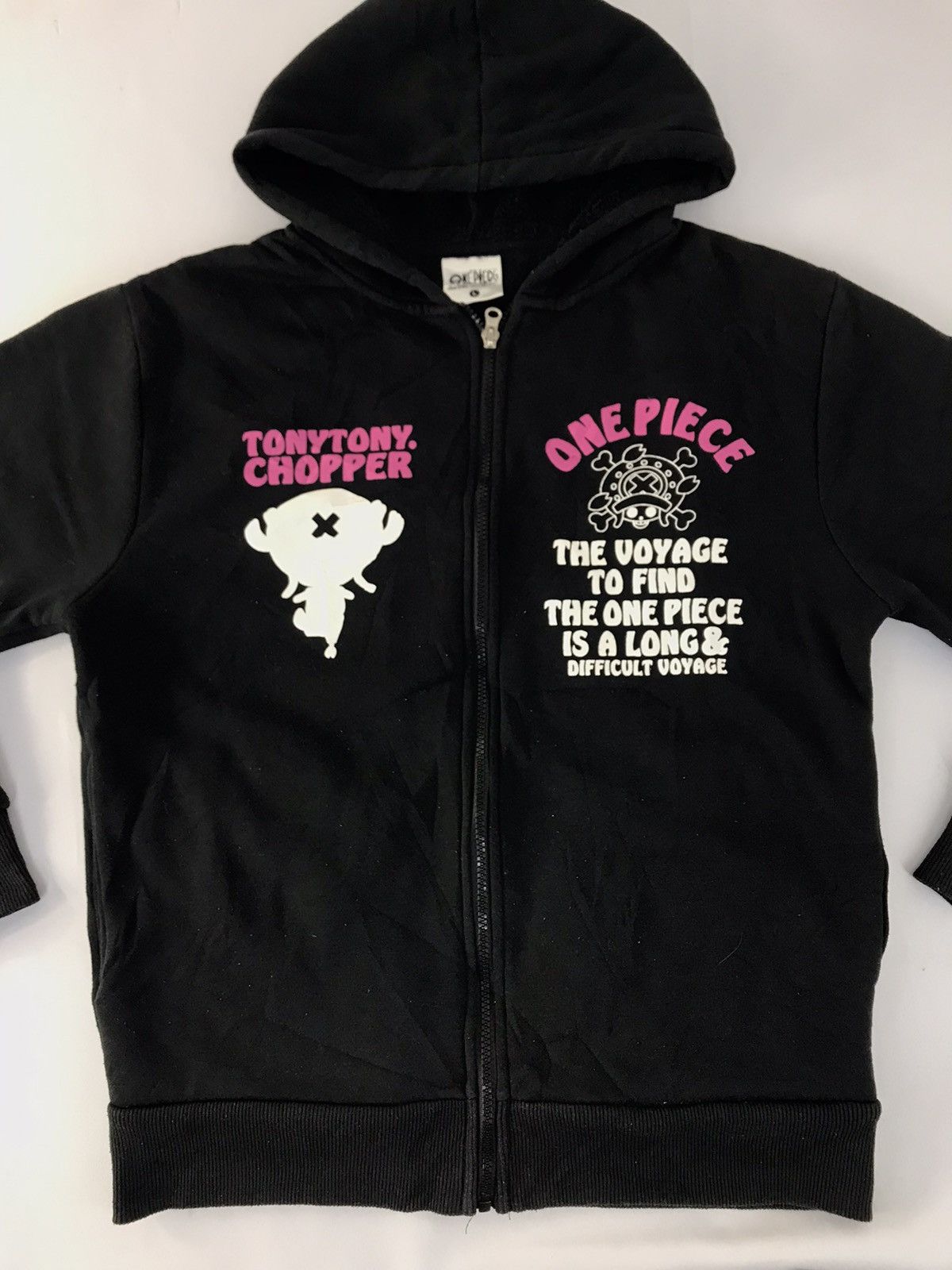 Anime One Piece Tony Chopper Pull Over Thick Hoodie Sherpa Inner Size L / US 10 / IT 46 - 3 Thumbnail