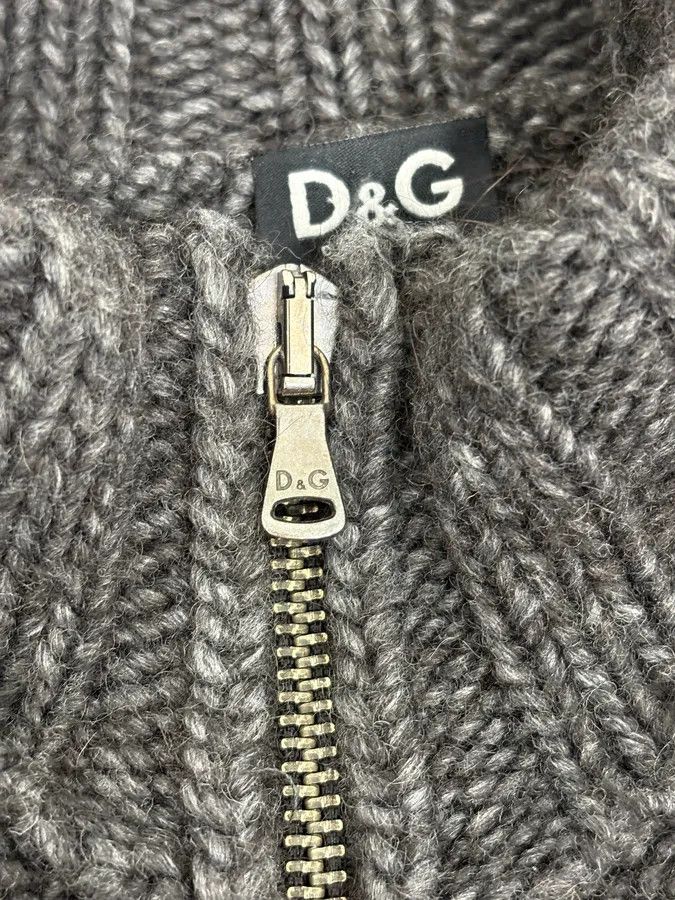 Dolce & Gabbana AW2011 Dolce & Gabbana Grey Wool Zip-up Jacket Size US L / EU 52-54 / 3 - 8 Thumbnail