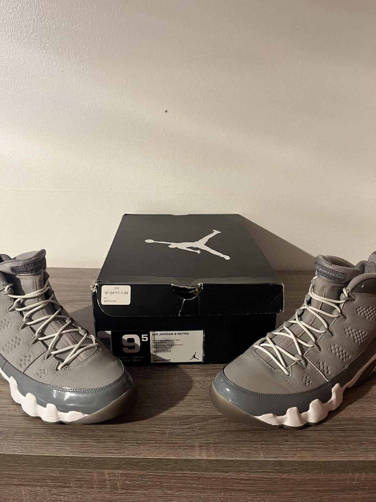 Jordan Brand Air Jordan 9 Retro Cool Grey (2012) Size US 9.5 / EU 42-43 - 1 Thumbnail