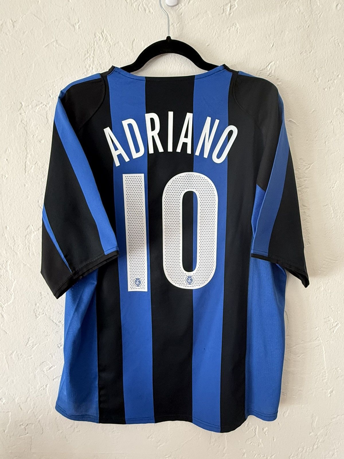 Nike ADRIANO TOTAL 90 Inter Milan 2004 - 2005 jersey and shorts Size US L / EU 52-54 / 3 - 1 Thumbnail