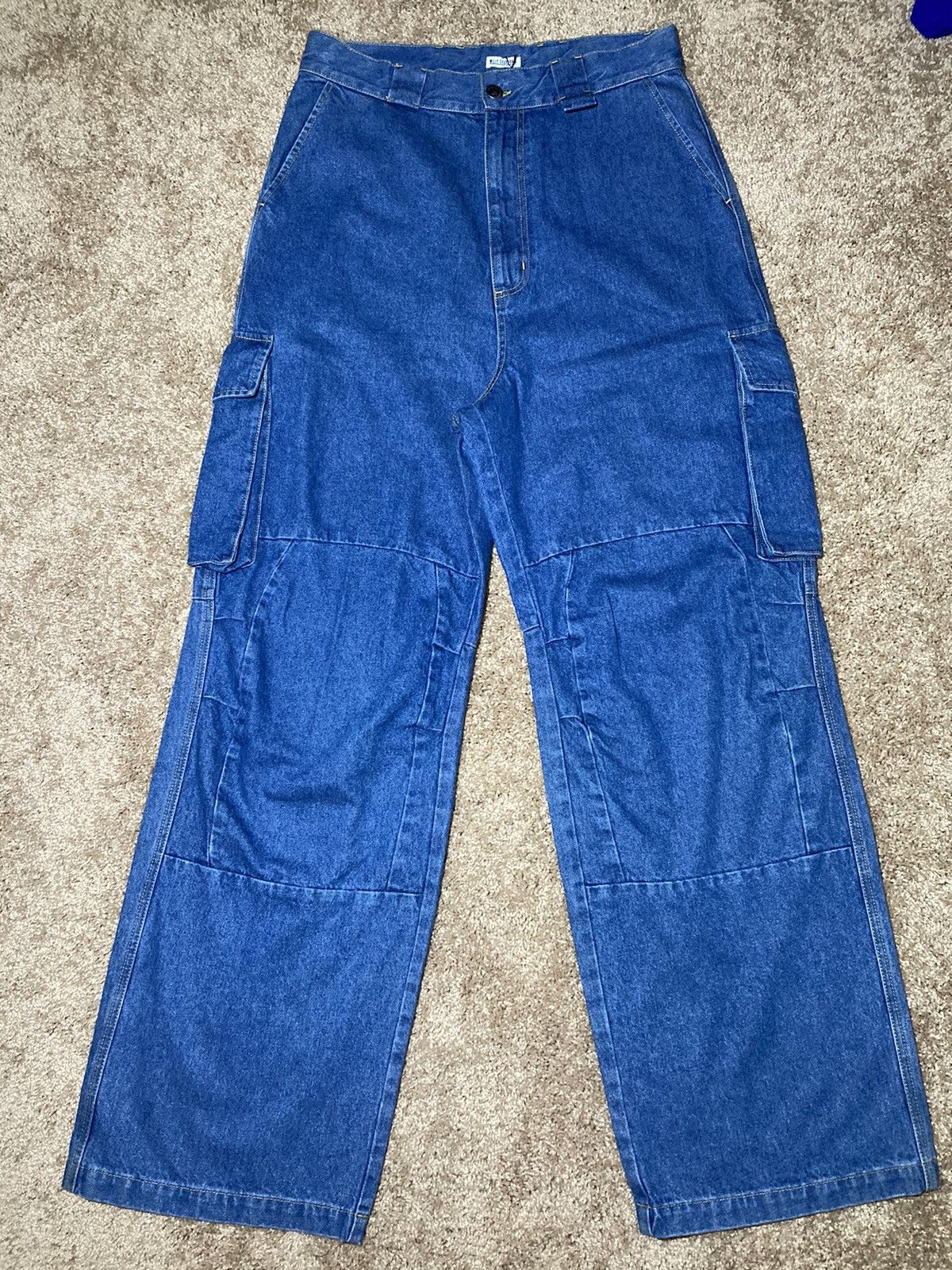 Willy Chavarria New SS24 Willy Chavarria Baggy Cargo Big Daddy Jeans 2024 90 Size US 34 / EU 50 - 2 Thumbnail