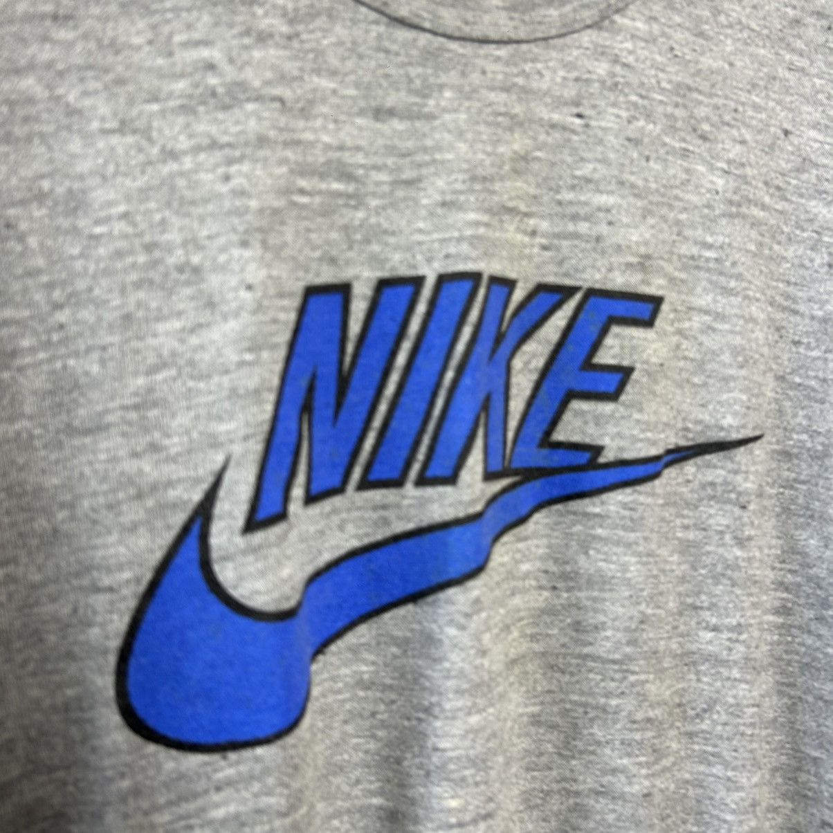 Nike Vintage Nike Big Logo Made In U.K. Streetwear 90’s tee Size US XL / EU 56 / 4 - 3 Thumbnail