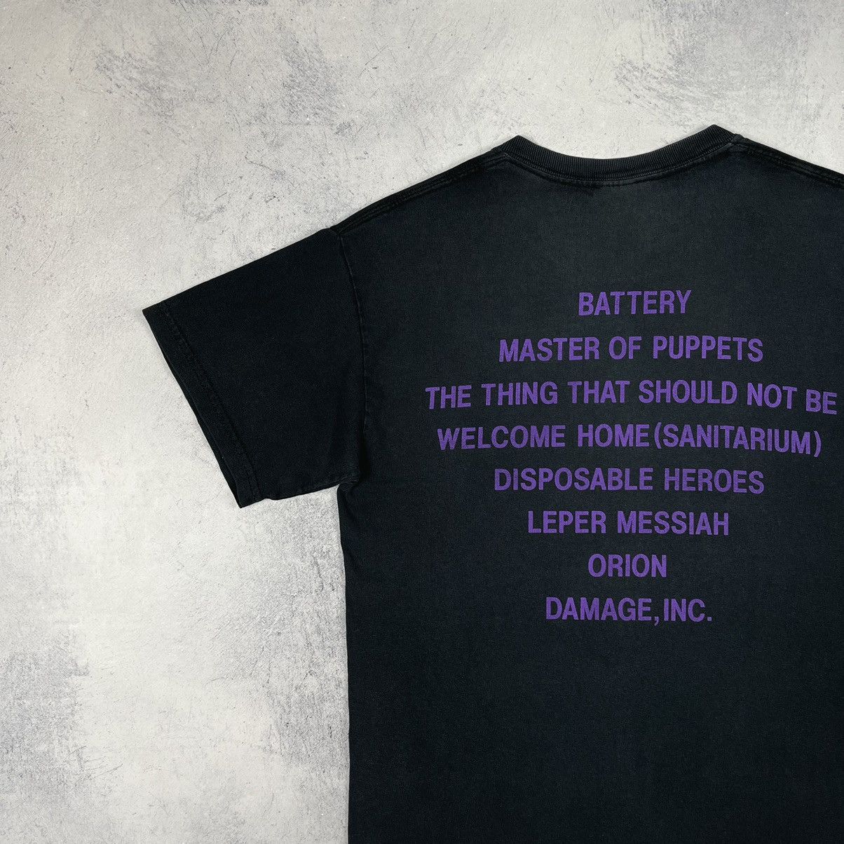 Band Tees Vintage Metallica Master of Puppets tour rock band tee 90’s Size US S / EU 44-46 / 1 - 19 Thumbnail