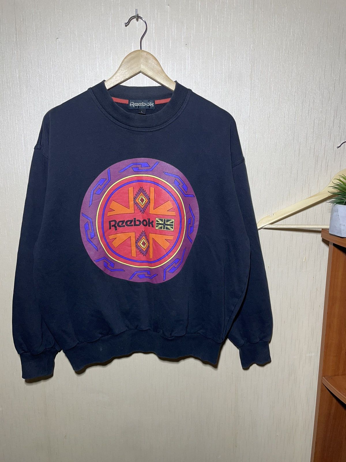 Reebok × Vintage Reebok vintage y2k sweatshirt 90s Size US L / EU 52-54 / 3 - 1 Thumbnail