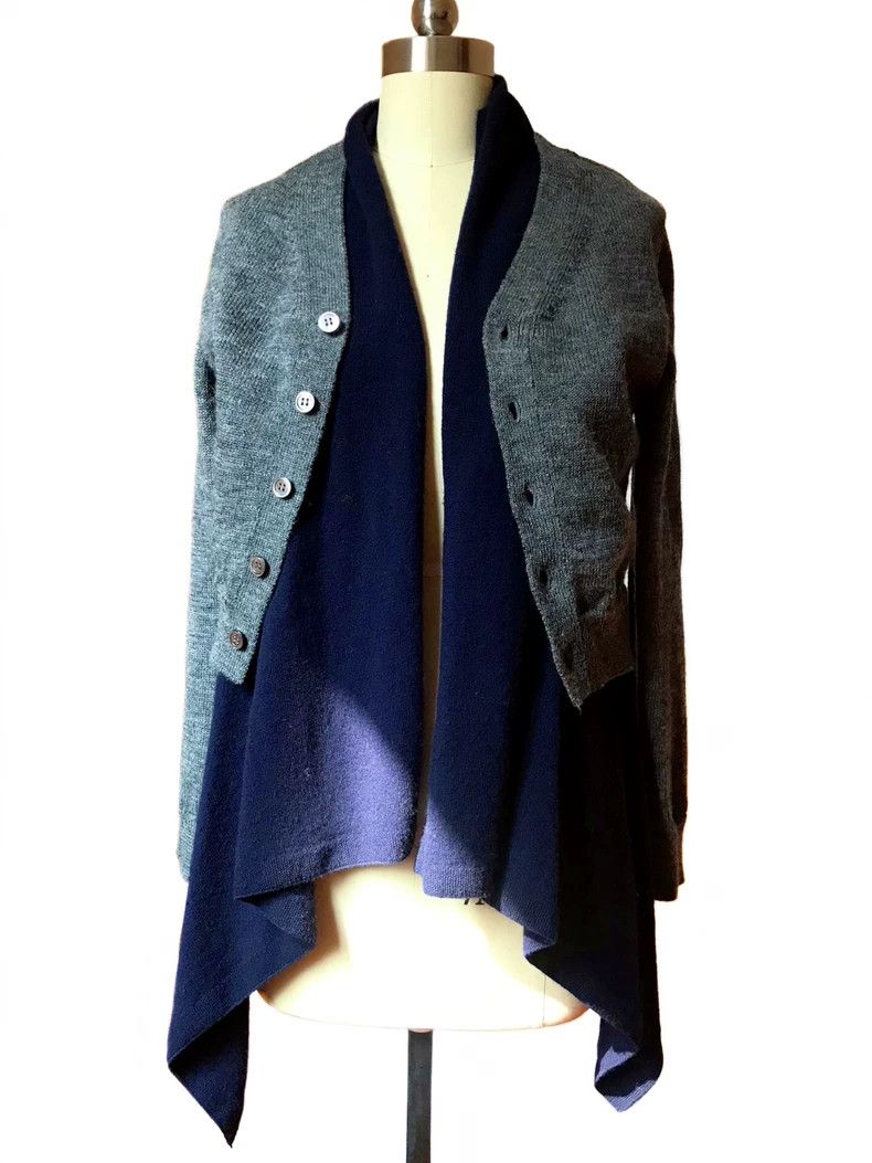 Comme des Garcons Comme Des Garcons Deconstructing knitted cardigan Size S / US 4 / IT 40 - 2 Thumbnail