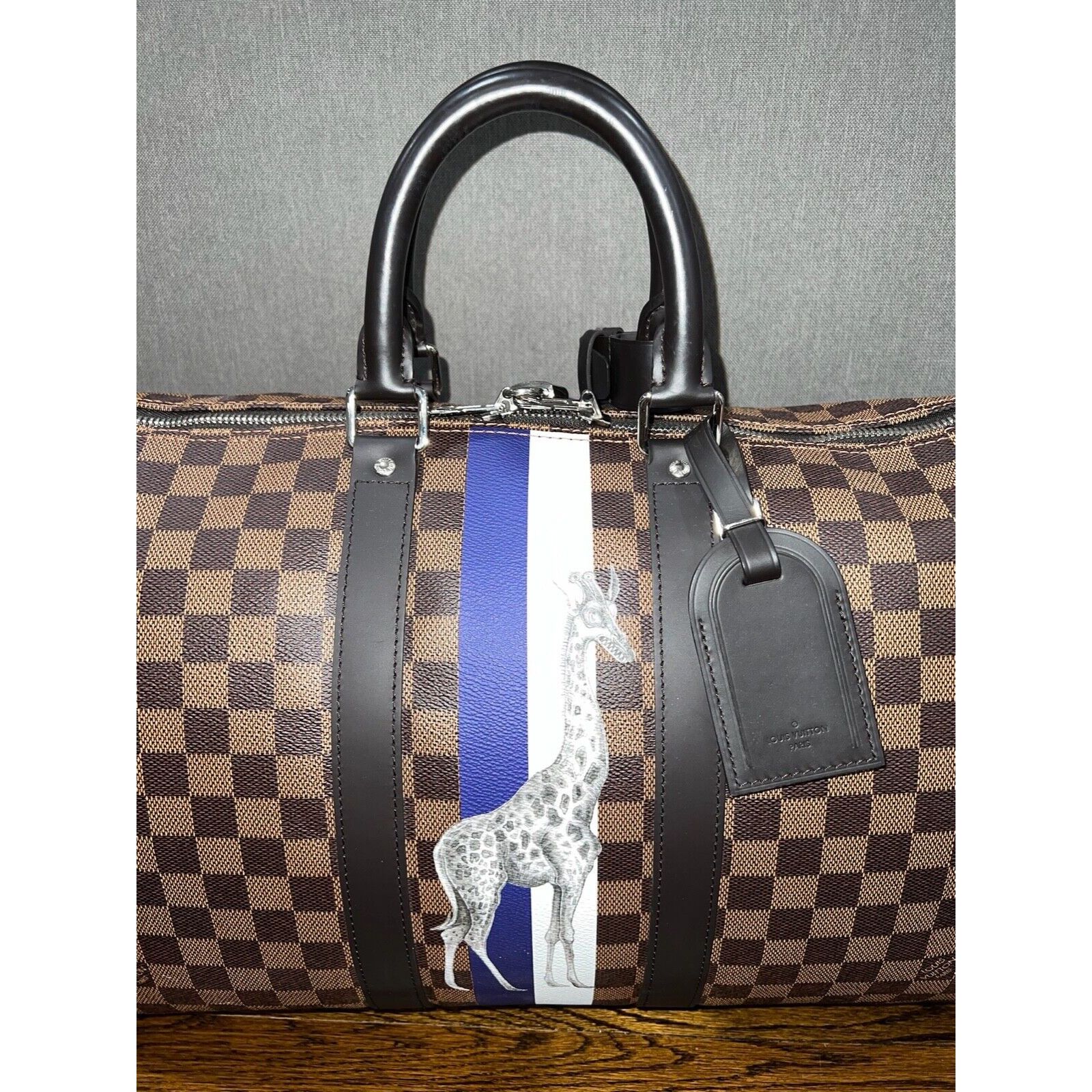 Louis Vuitton Louis Vuitton Keepall Bandouliere Damier Savane Travel Bag Size ONE SIZE - 3 Thumbnail