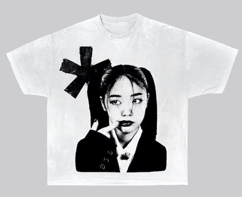 Vintage Cotton Hip Hop Gothic Punk Anime style T-shirt y2k Size US L / EU 52-54 / 3 - 1 Thumbnail