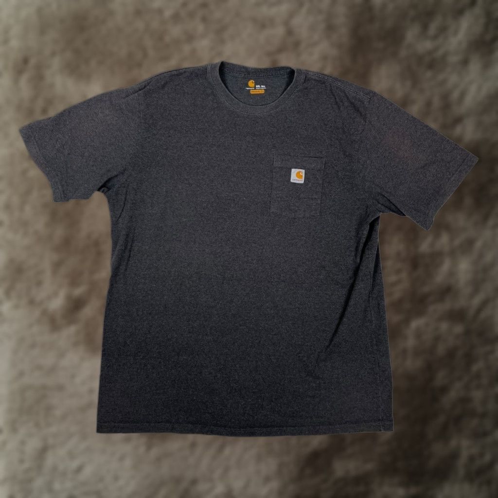 Carhartt VINTAGE Carhartt K87 Gray Pocket Tee T-Shirt 2XL Tall Regular Fit 90s Grunge Work Mens Boys? Size US XXL / EU 58 / 5 - 1 Thumbnail
