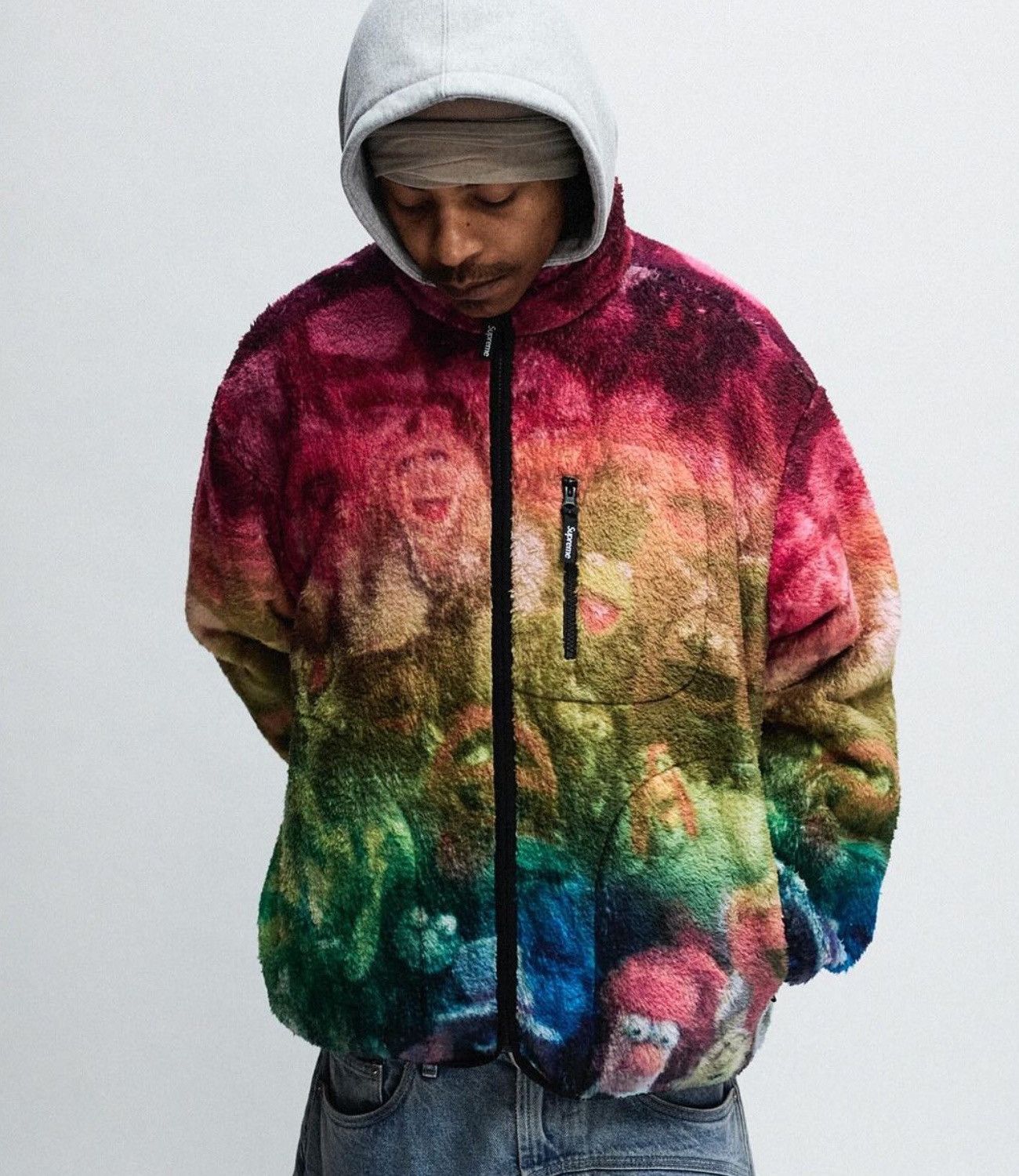 Supreme XLarge / XL Supreme Muppets Fleece Jacket Multicolor | Grailed