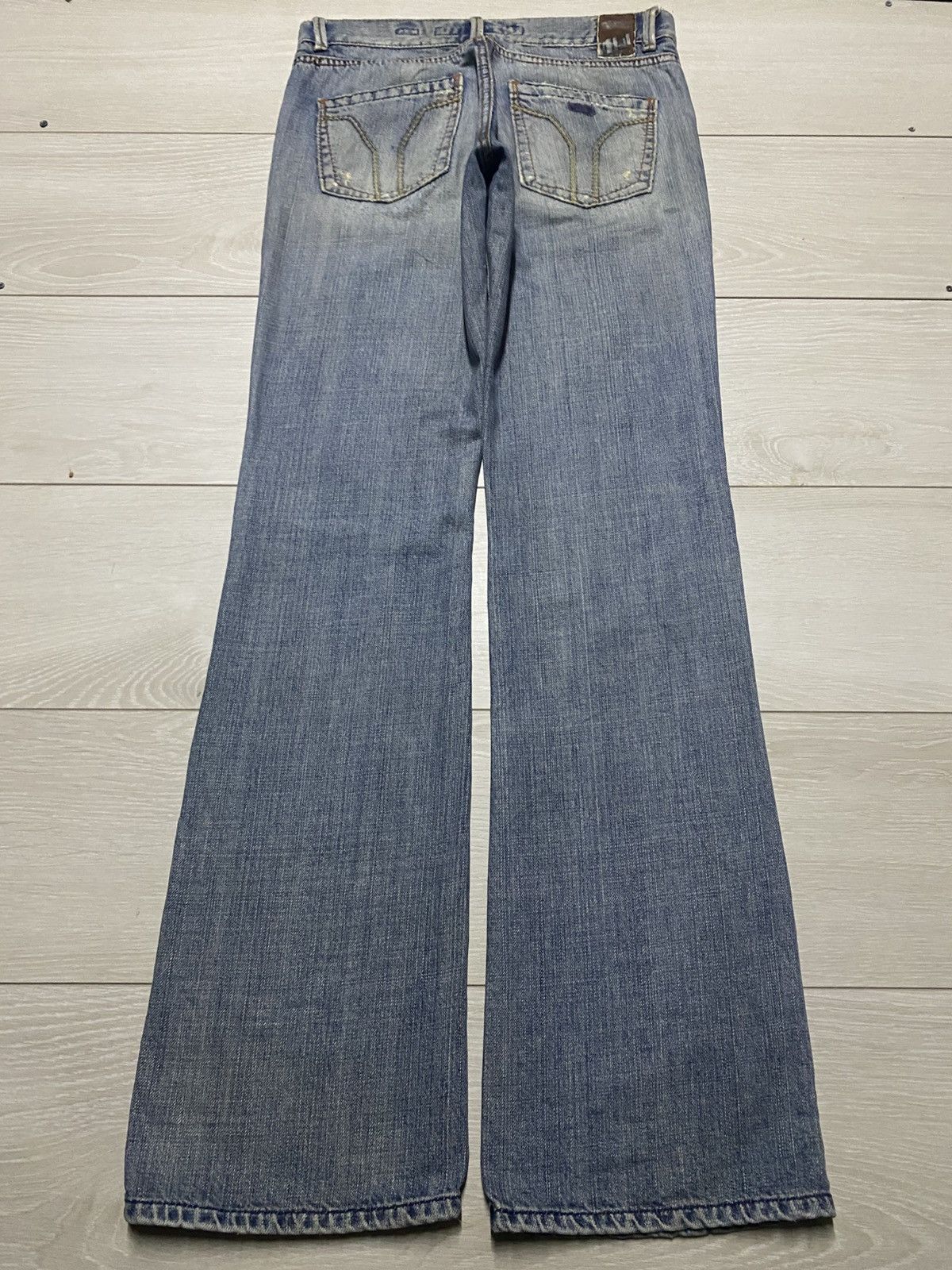 Japanese Brand Vintage Japanese Brand Miss60 Distressed Bootcut Flare Jeans Size US 30 / EU 46 - 2 Thumbnail