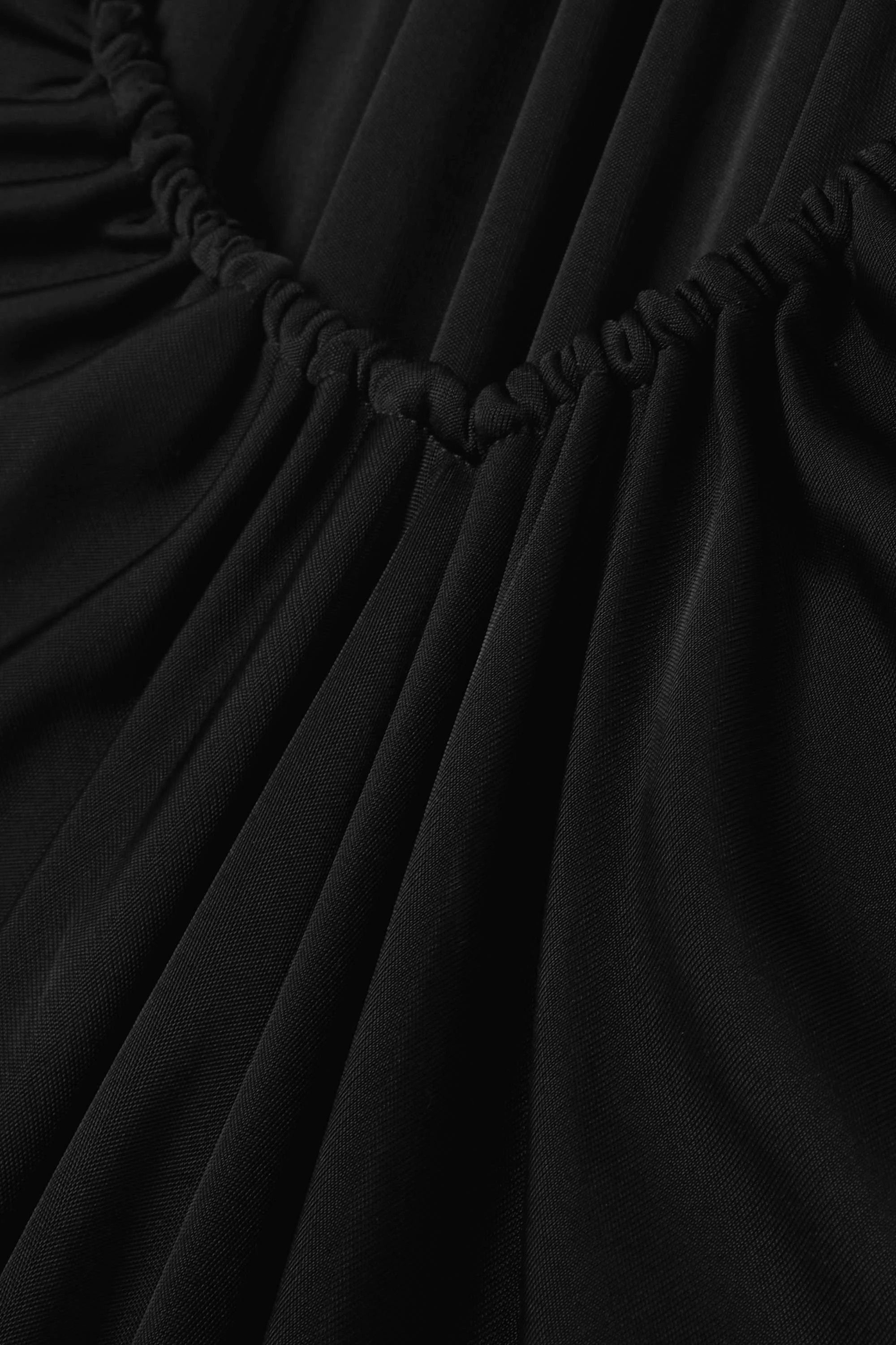 Saint Laurent Paris o1bcso1str1124 Maxi Dress in Black Size M / US 6-8 / IT 42-44 - 5 Thumbnail