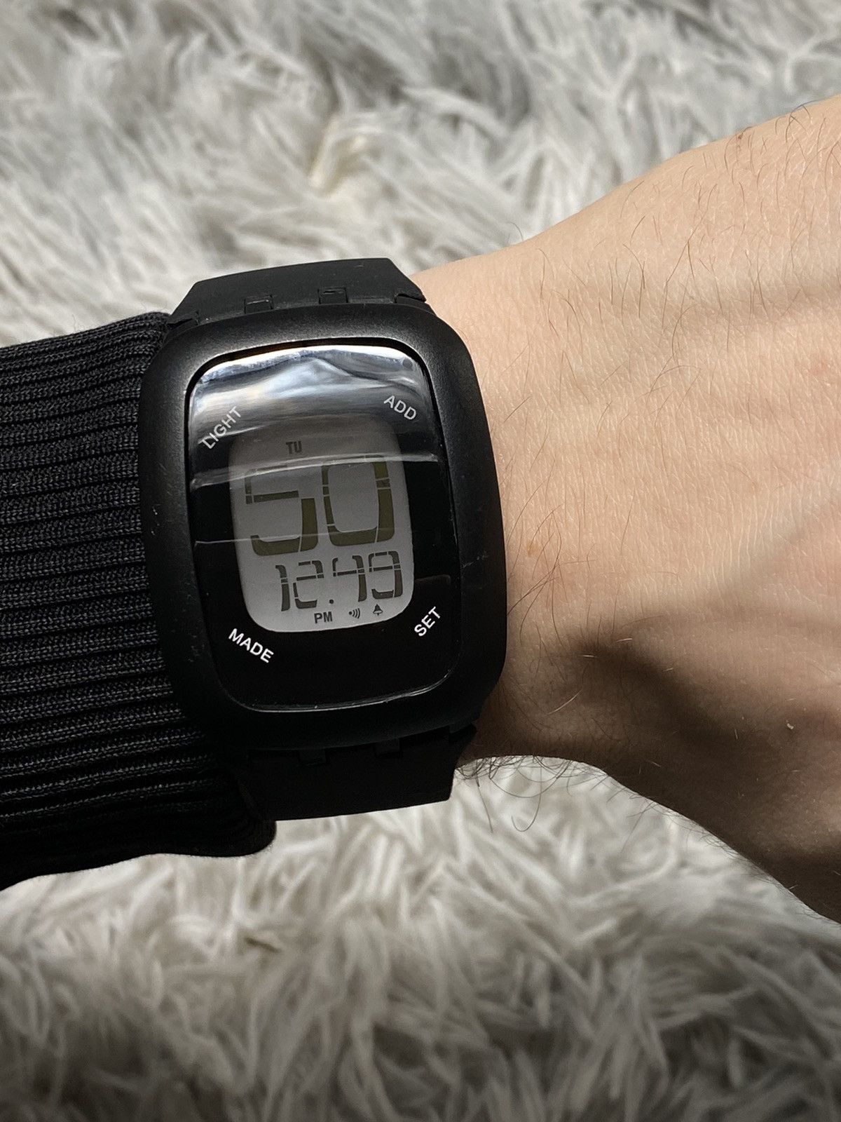 Jewelry × Vintage Digital Elegance Black Watch - Japanese Brand Size ONE SIZE - 7 Thumbnail