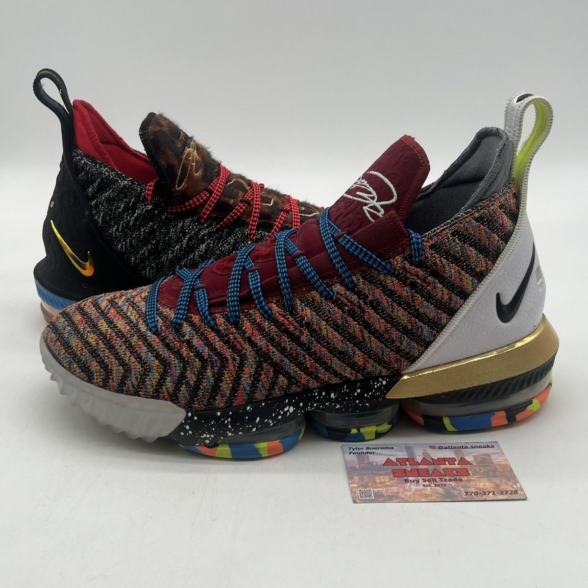 image of Nike Lebron 16 What The Shoes, Men's (Size 10.5)