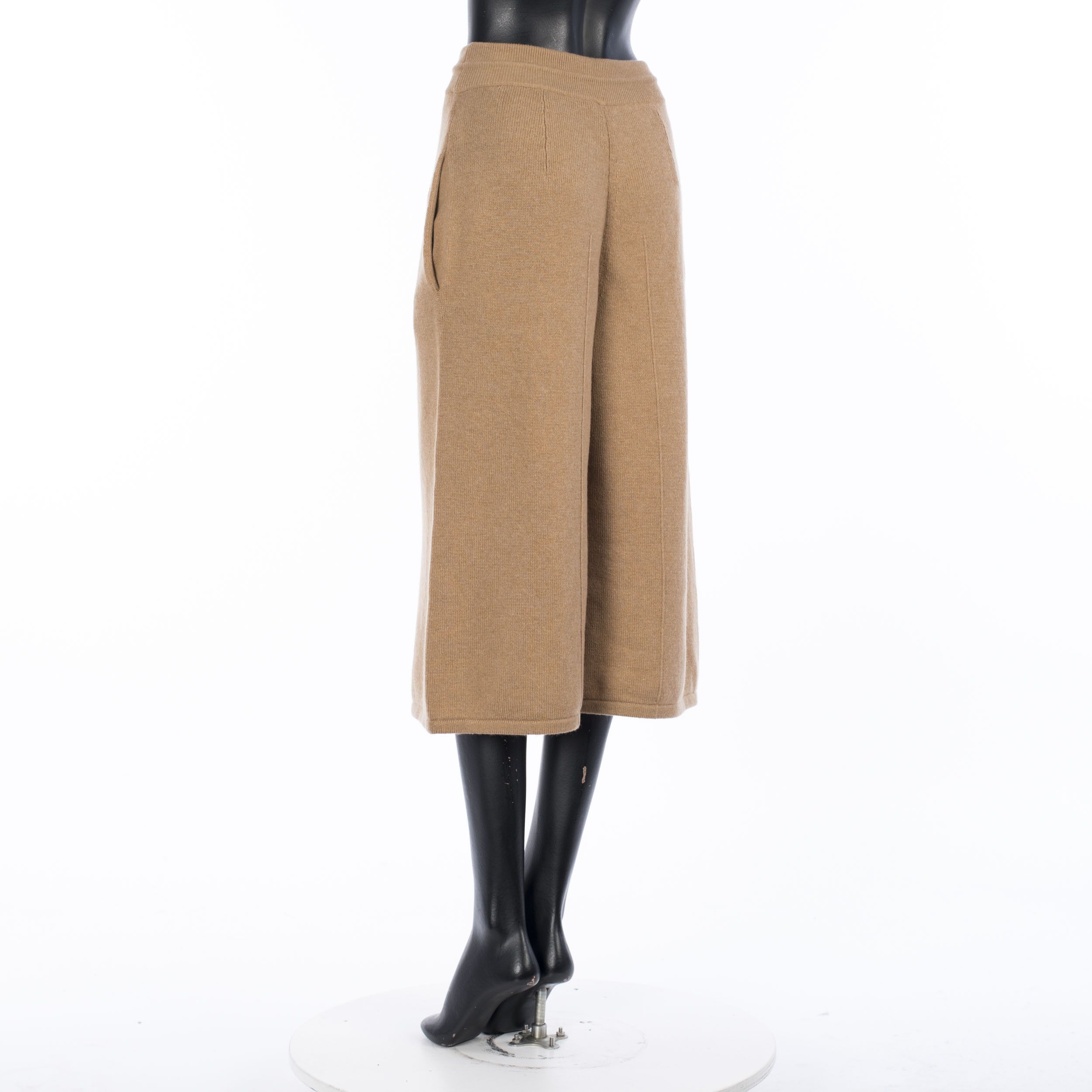 Celine Culottes In Camel Brown Iconic Cashmere Size M Size 30" / US 8 / IT 44 - 4 Thumbnail