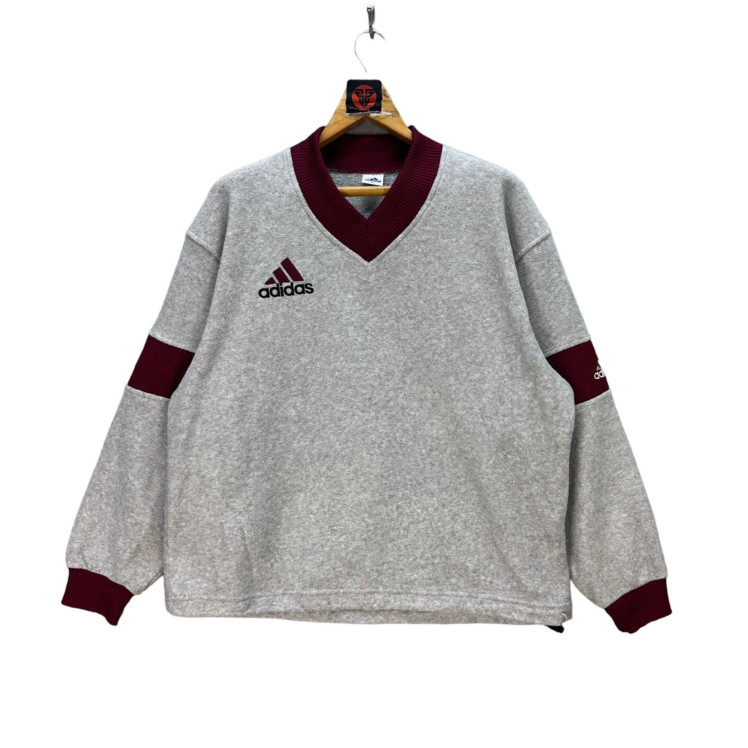 Adidas ADIDAS V NECK FLEECE JUMPER #7652-161 Size US M / EU 48-50 / 2 - 1 Thumbnail