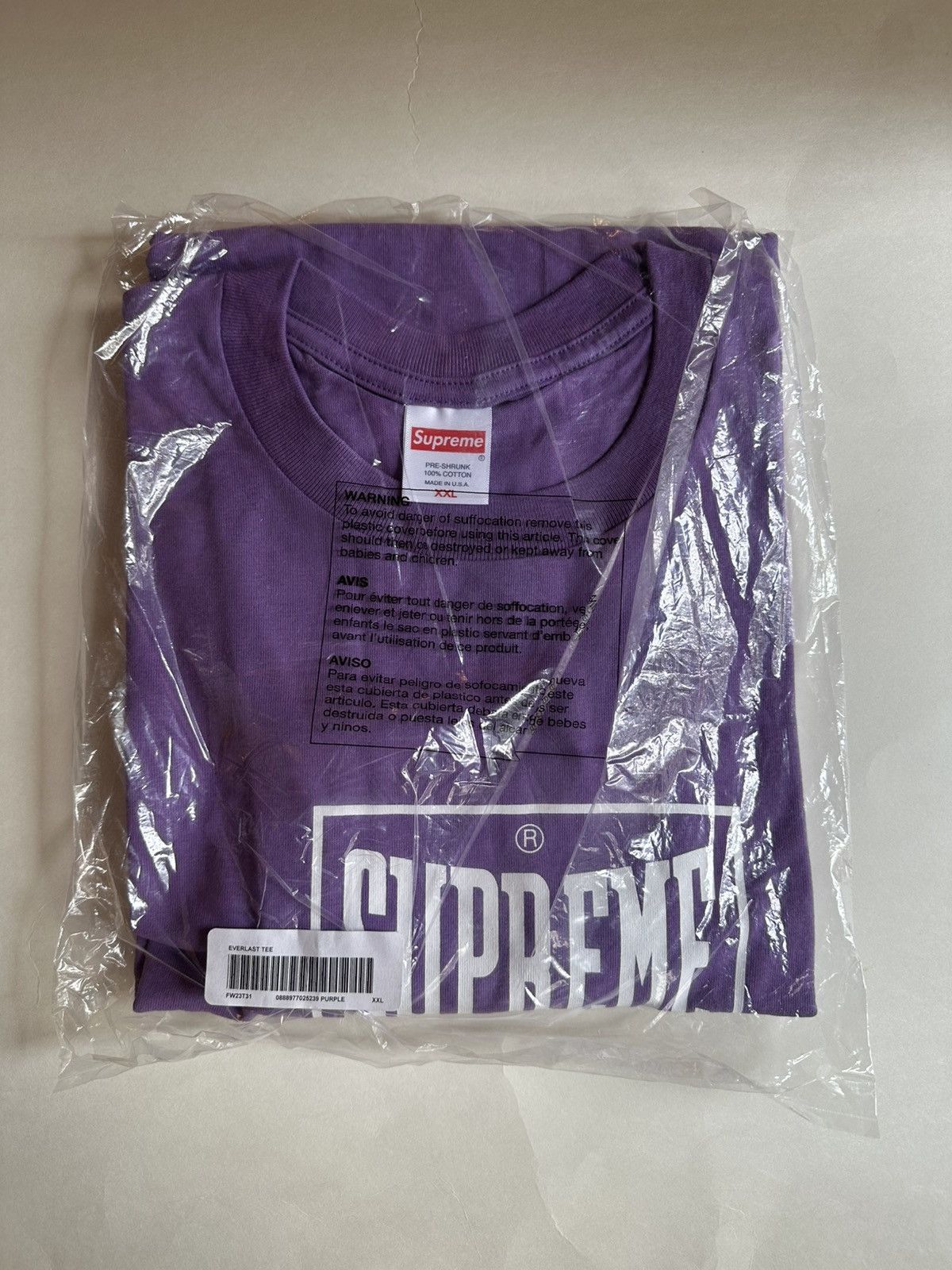 Supreme Supreme Warm Up Tee Size US XXL / EU 58 / 5 - 2 Thumbnail