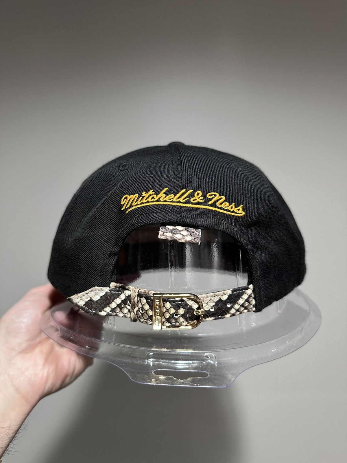 Just Don Just Don x Mitchell & Ness NFL Pittsburgh Steelers Black Hat Size ONE SIZE - 11 Thumbnail