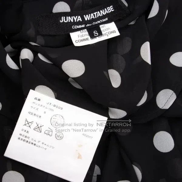 Comme des Garcons Comme Des Garcons Black and white vintage polka dot shirt Size S / US 4 / IT 40 - 9 Thumbnail
