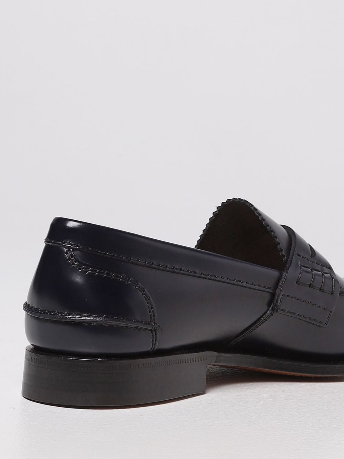 Church's o1s22i1n0925 Pembrey Glossy Leather Loafers in Black Size US 8 / EU 41 - 3 Thumbnail