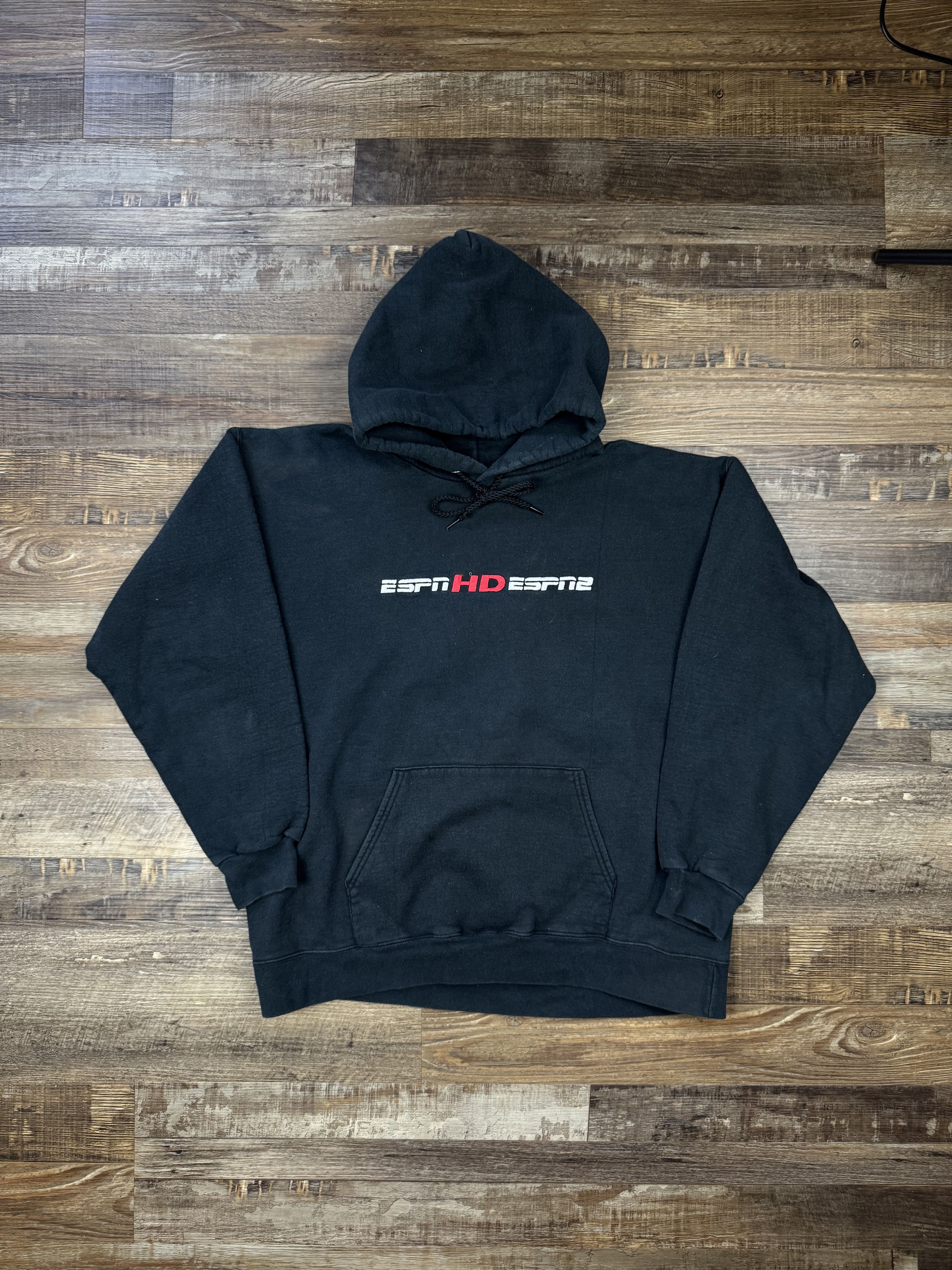 Hanes Vintage ESPN Logo Hanes Ultimate Cotton Hoodie Heavyweight Size US M / EU 48-50 / 2 - 2 Thumbnail