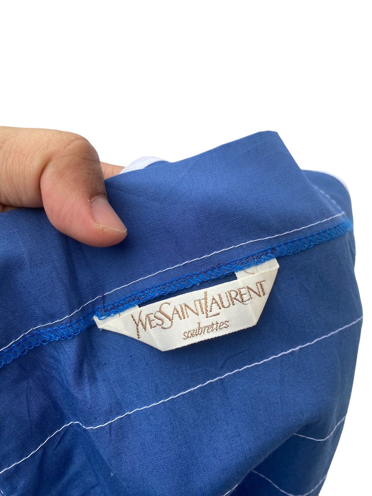 Saint Laurent Paris VINTAGE YVES SAINT LAURENT SPELLOUT APRON Size ONE SIZE - 3 Thumbnail