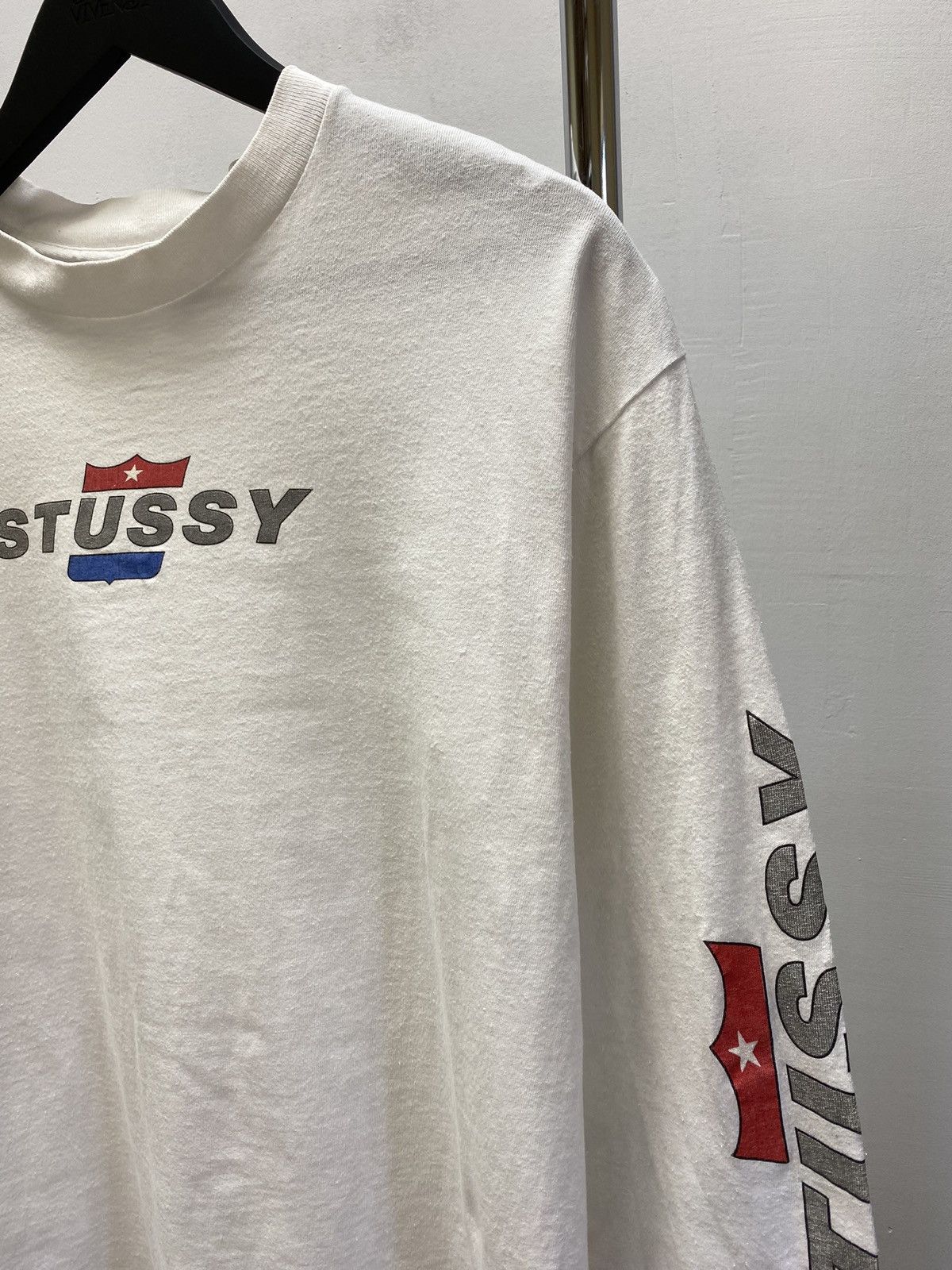Stussy × Vintage VINTAGE 90s STUSSY LONG SLEEVE T SHIRT MADE IN USA Size US L / EU 52-54 / 3 - 7 Thumbnail