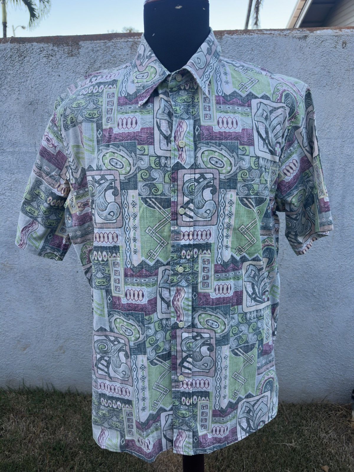 Reyn Spooner PreOwned Reyn Spooner Hawaiian Print Multicolored Men's XL Size US XL / EU 56 / 4 - 1 Thumbnail