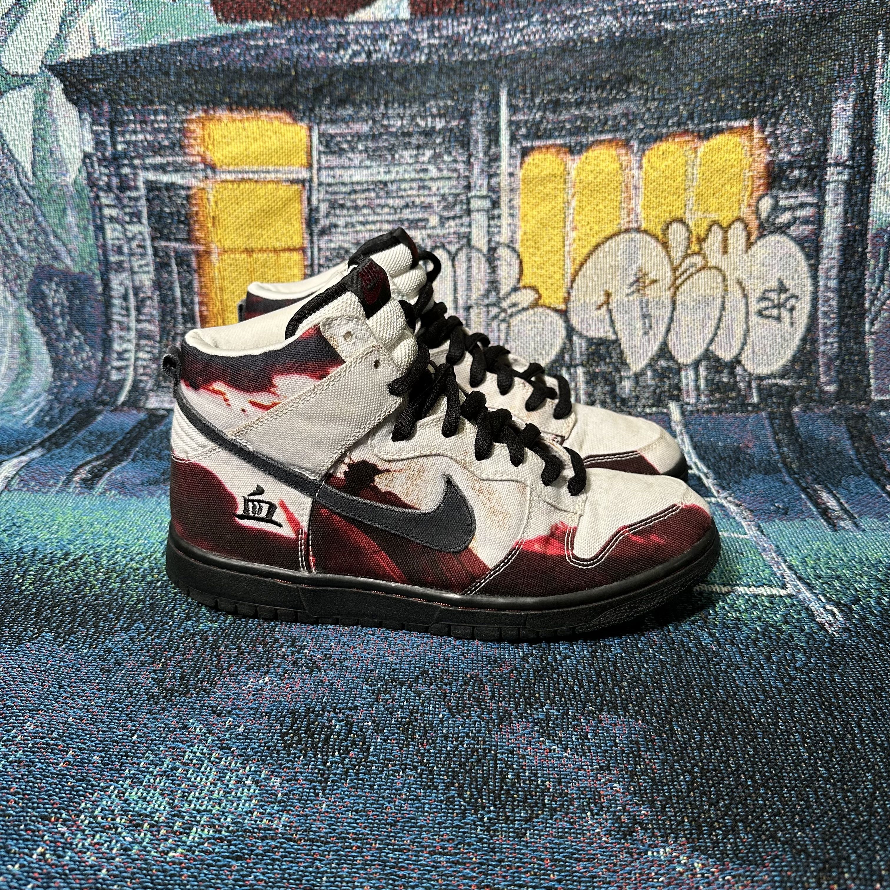 Nike Nike SB White Melvin Dunk High Size US 8 / EU 41 - 1 Thumbnail