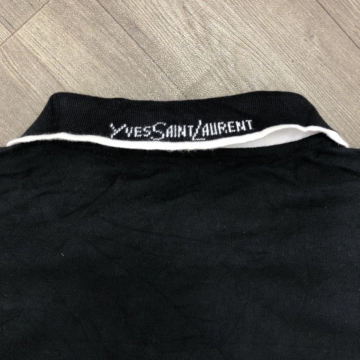 Vintage × Yves Saint Laurent Vintage Yves Saint Laurent Pour Homme YSL Pocket Polo Shirt Size US L / EU 52-54 / 3 - 12 Thumbnail