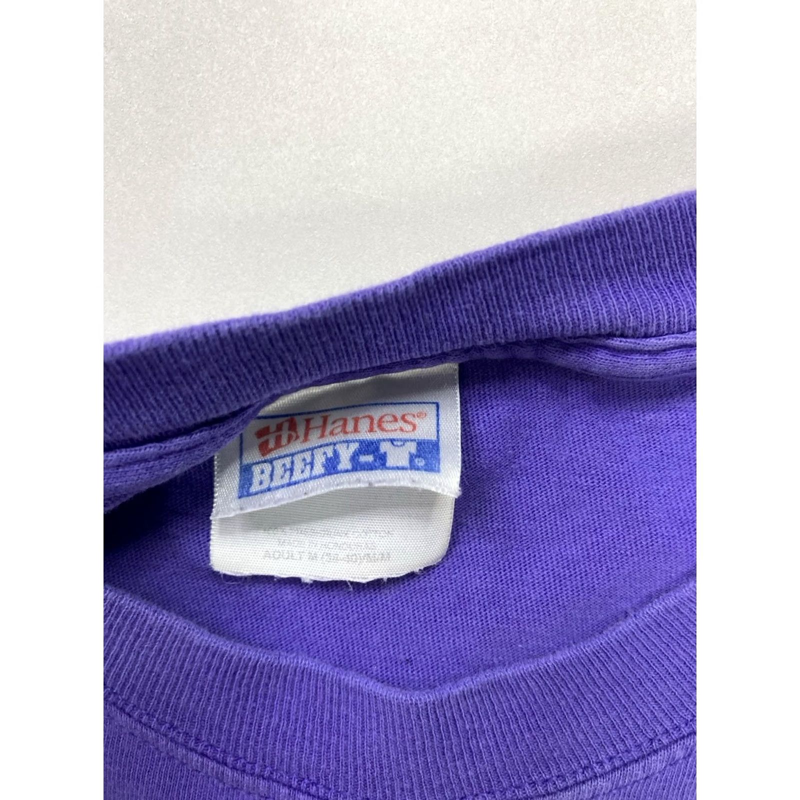 Hanes VINTAGE Hanes T-Shirt Graphic Print Logo Equal Marriage Men Medium Purple Short Sleeve Size US M / EU 48-50 / 2 - 6 Thumbnail