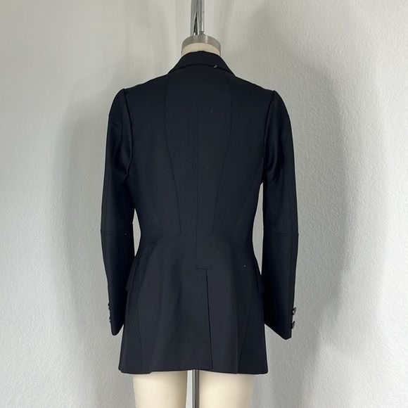 Japanese Brand Shiro Sakai Wool Asymetric Placket Tailored Mixed Media Japa Size S / US 4 / IT 40 - 6 Thumbnail