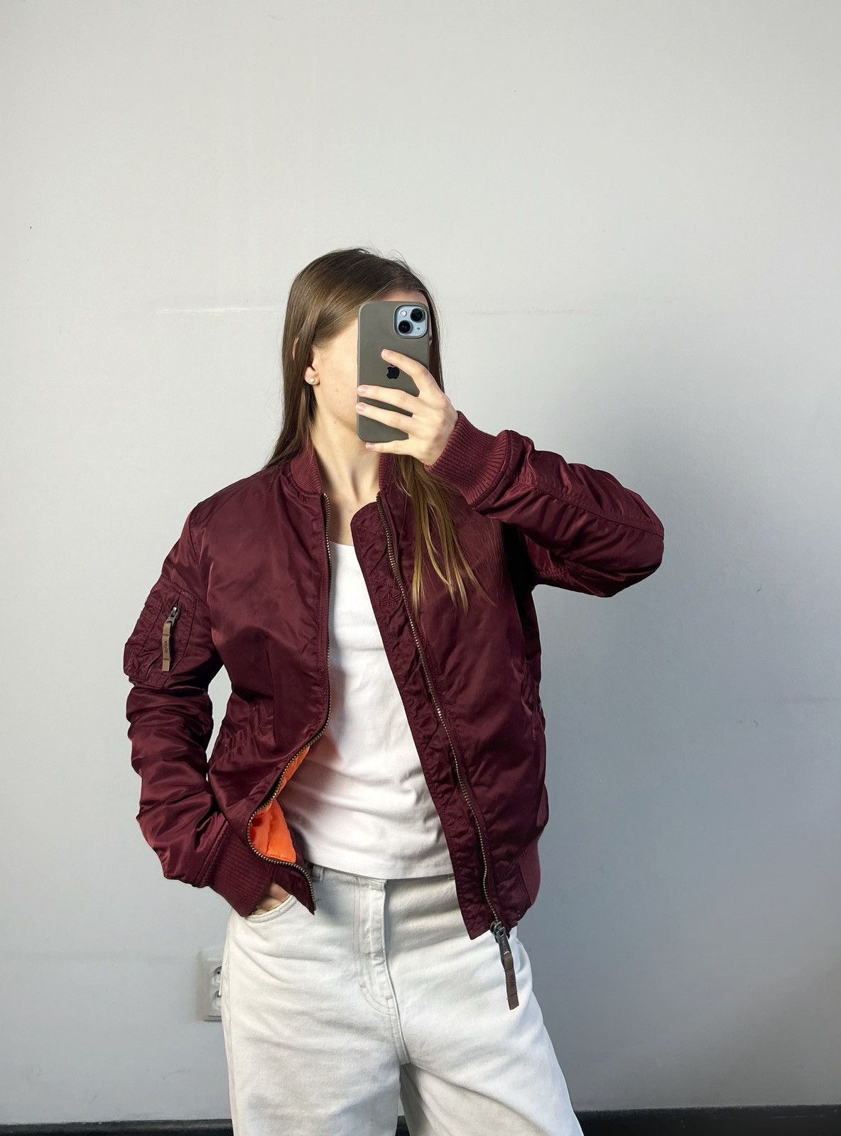 Alpha Industries Vintage bomber jacket Alpha industries women’s Size M / US 6-8 / IT 42-44 - 5 Thumbnail