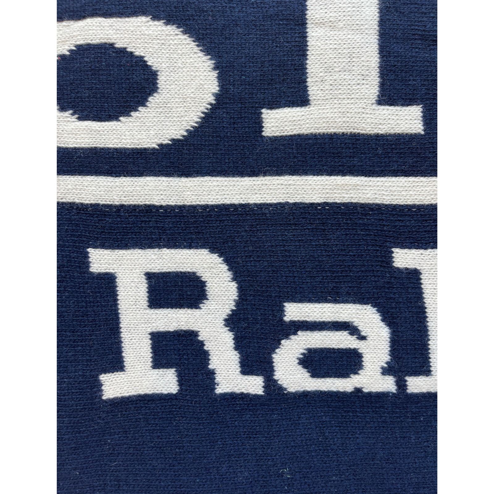 Polo Ralph Lauren SKU3-2 POLO RAPLH LAUREN Scarf Knit Navy Size ONE SIZE - 3 Thumbnail