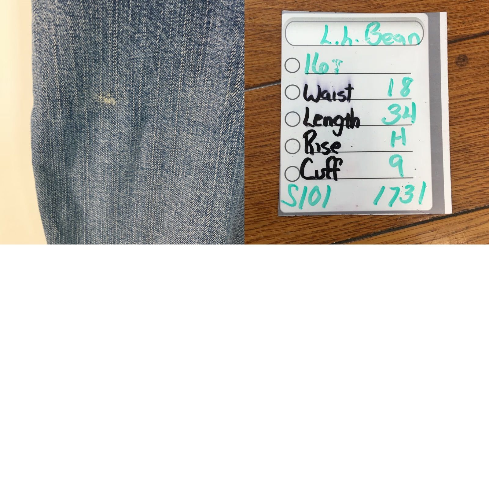 Vintage LL Bean Jeans Womens 16 Tall 36X34 Classic Fit Straight Blue Casual Size 38" / US 16 / IT 52 - 8 Thumbnail