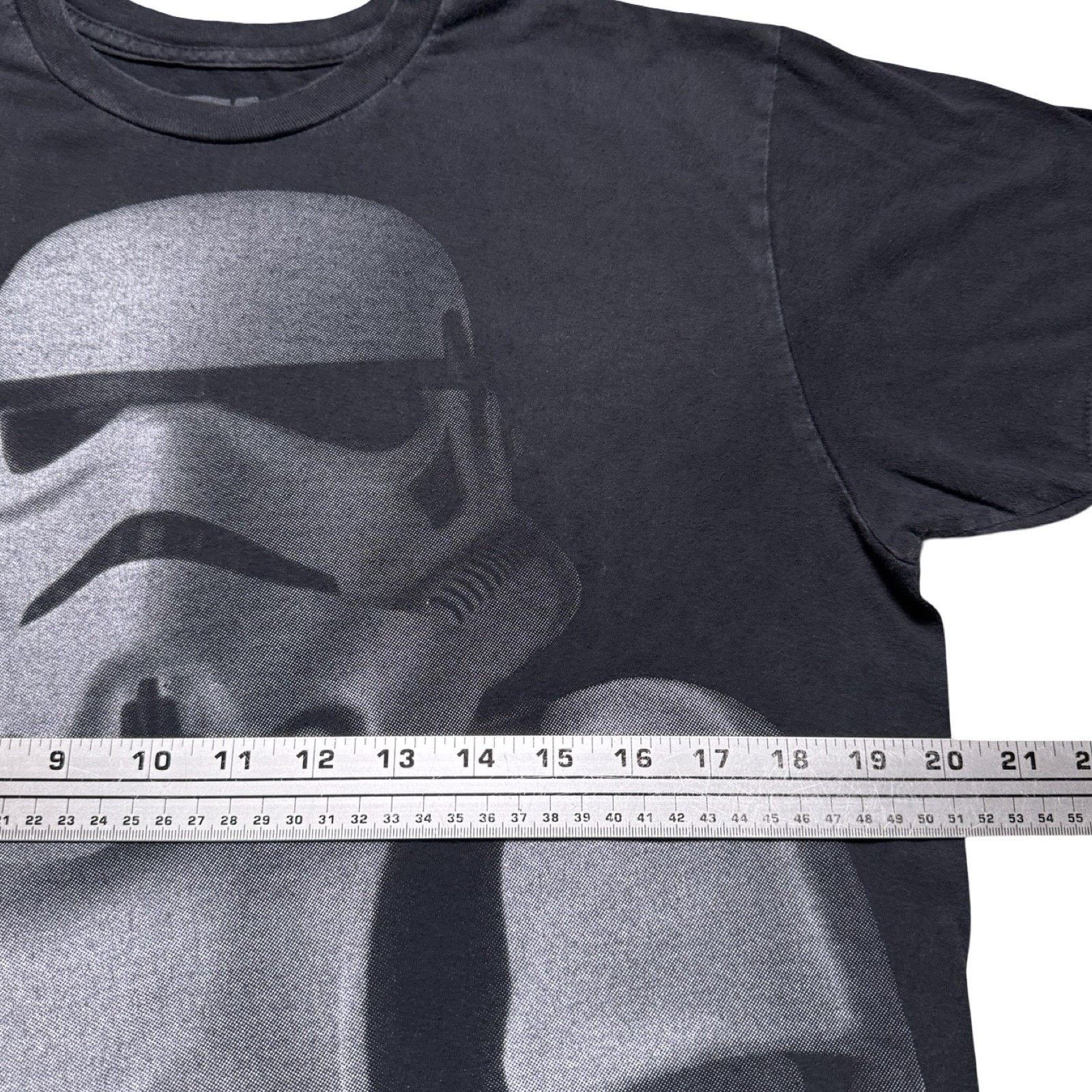 Star Wars Star Wars Storm Trooper Faded Black Big Face T Shirt Men's M Size US M / EU 48-50 / 2 - 4 Thumbnail